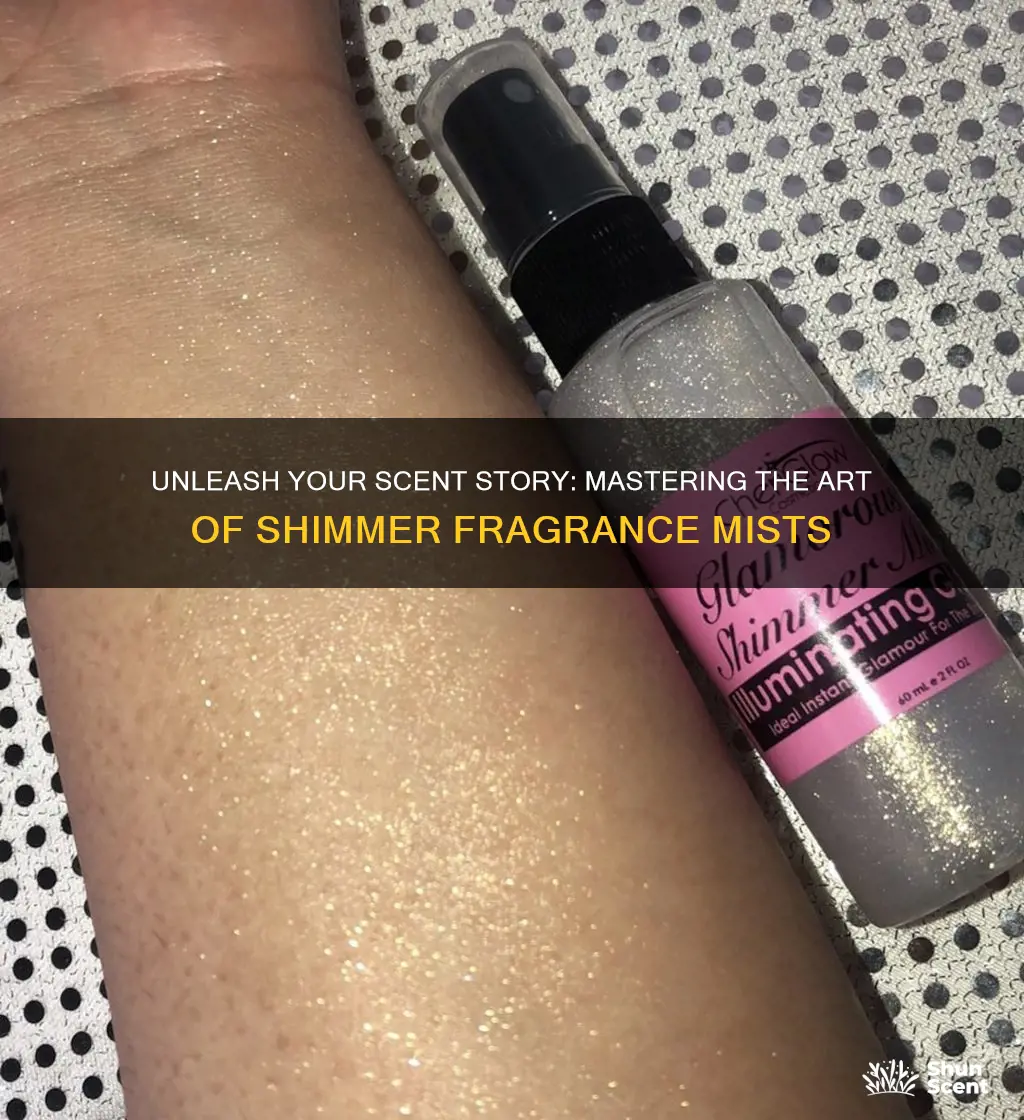 how to use shimmer fragrance mist