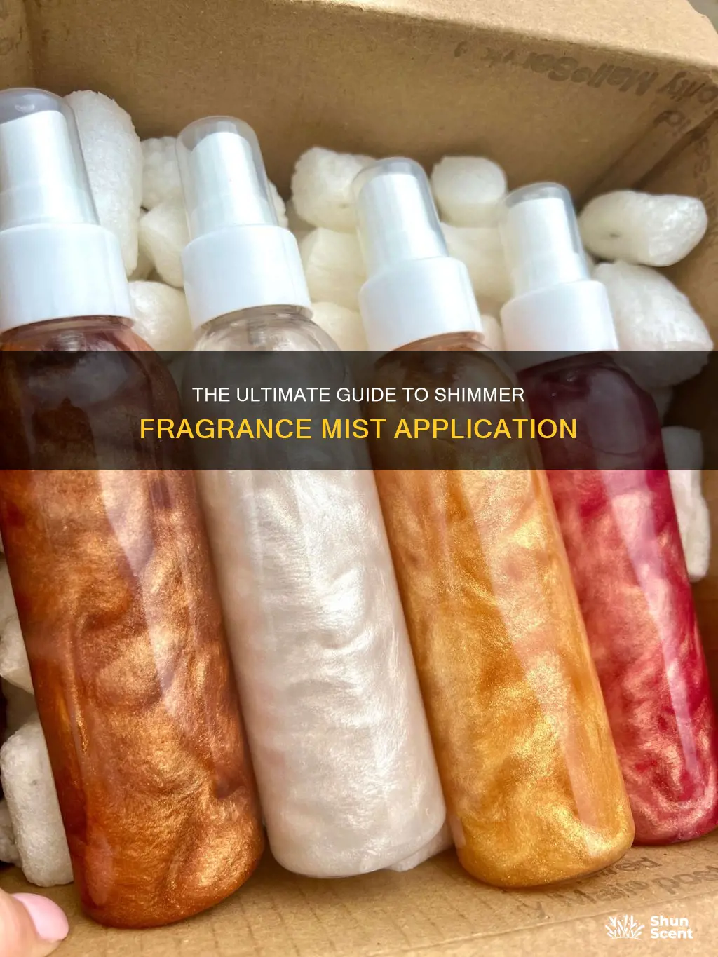 how to use shimmer fragrance mist