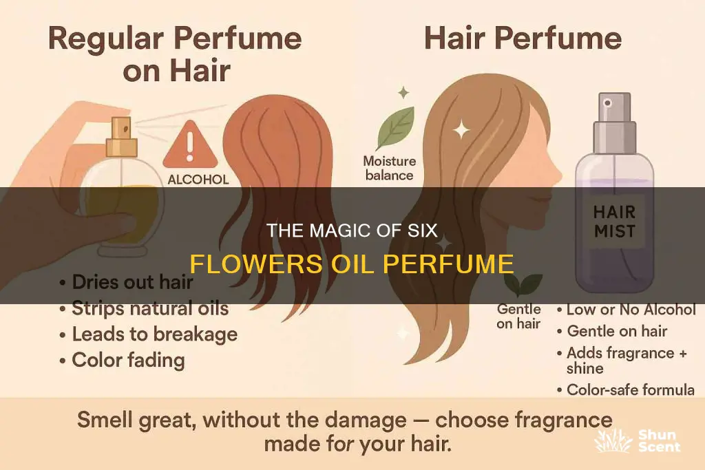 how to use six flowers oil perfume