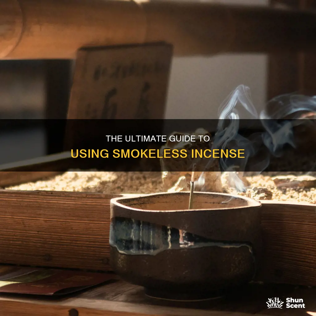 how to use smokeless incense