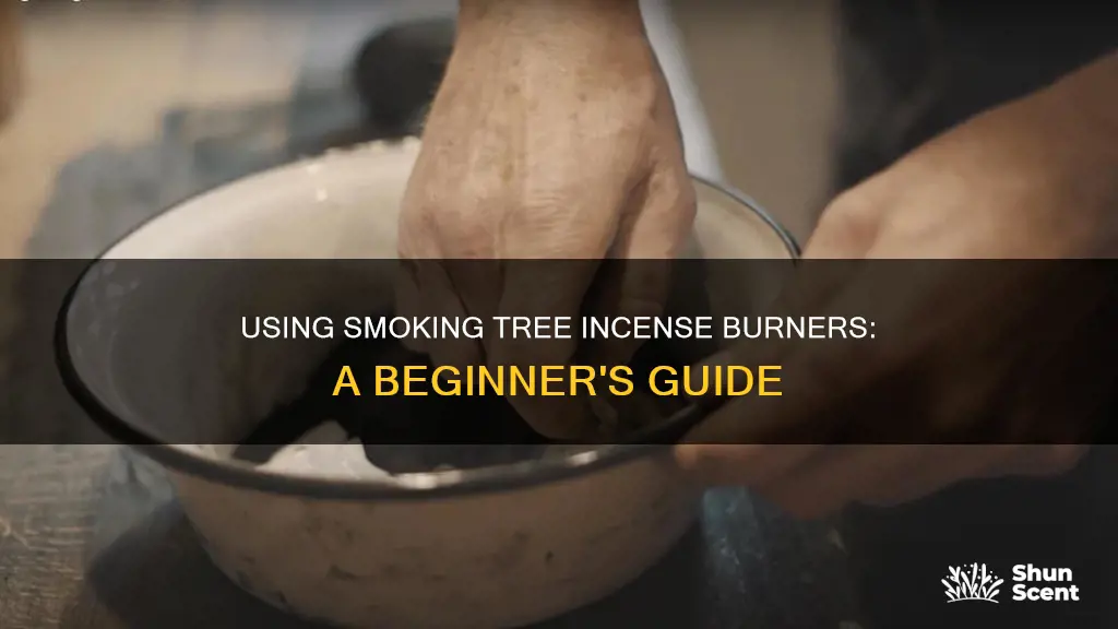 how to use smoking tree incense burner