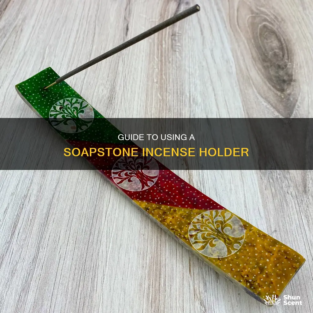 how to use soapstone incense holder