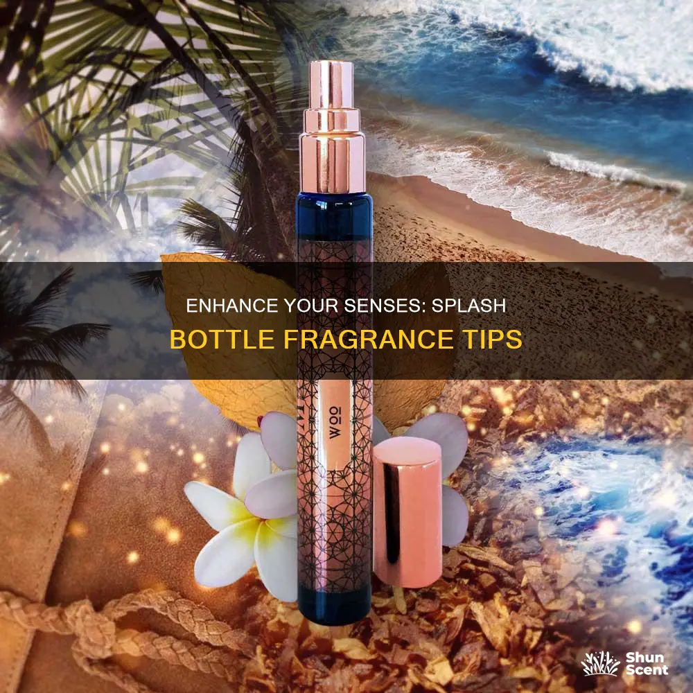 how to use splash bottles fragrance