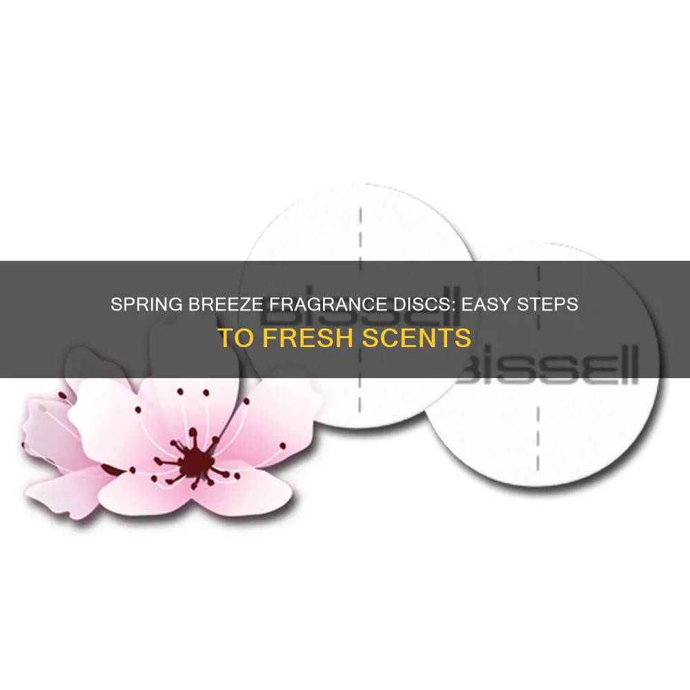 how to use spring breeze fragrance discs