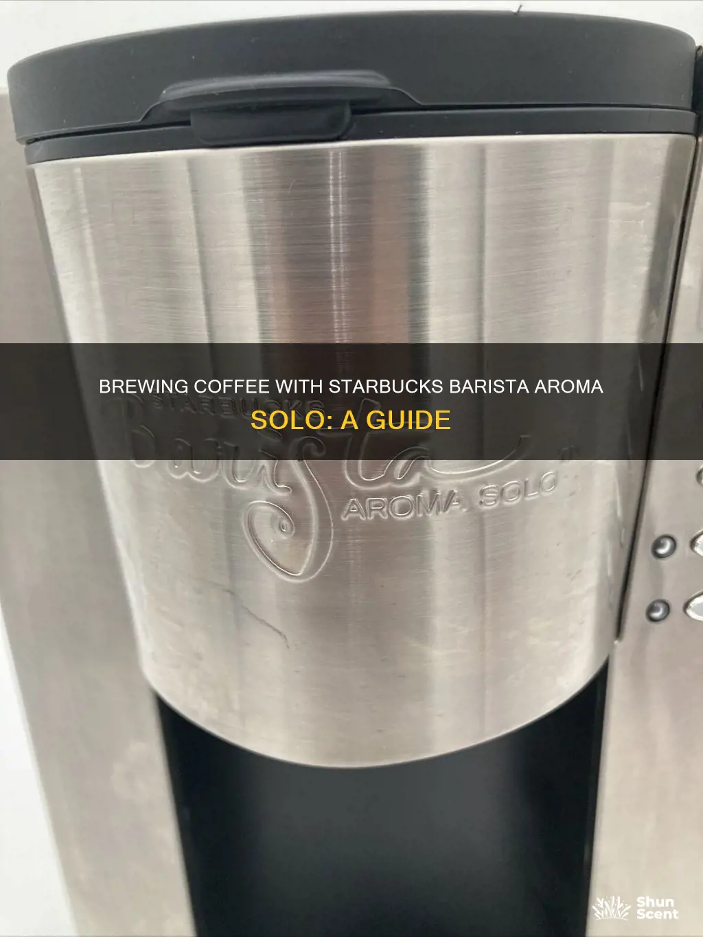 how to use starbucks barista aroma solo