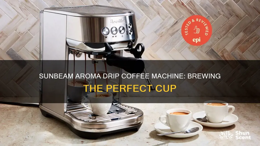 how to use sunbeam aroma drip coffee machine