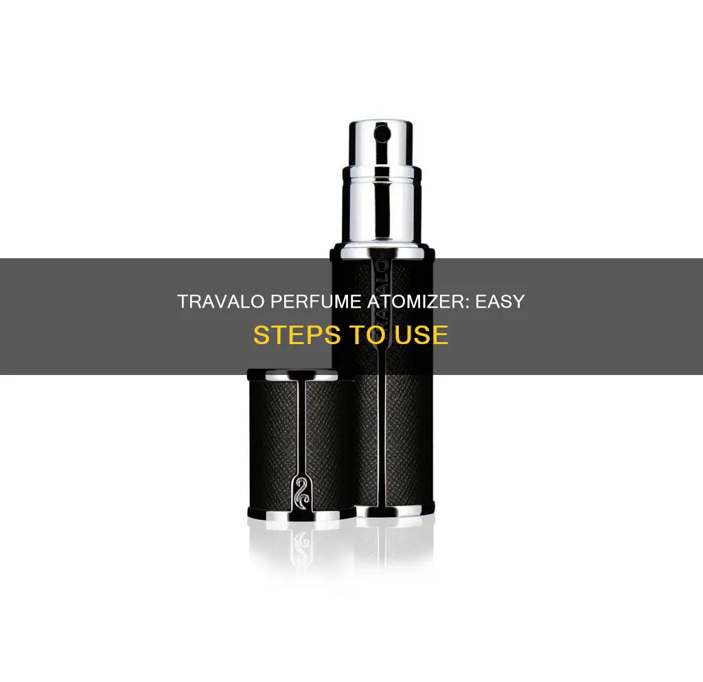how to use travalo perfume atomizer