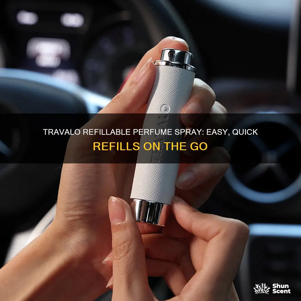 how to use travalo refillable perfume spray