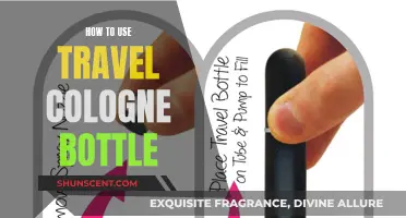 Travel Cologne Bottle: Easy Steps to Use It