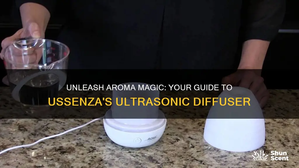 how to use ussenza ultrasonic fragrance diffuser