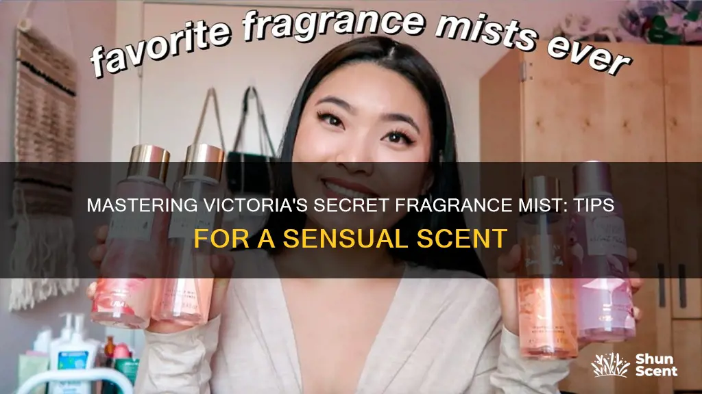 how to use victoria secret fragrance mist