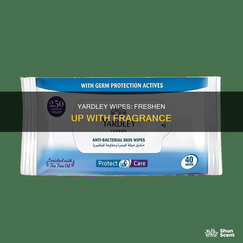 how to use yardley perfumed wipes