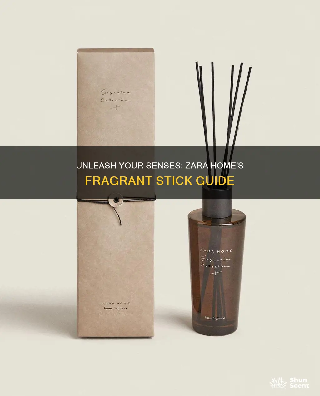 how to use zara home fragrance sticks