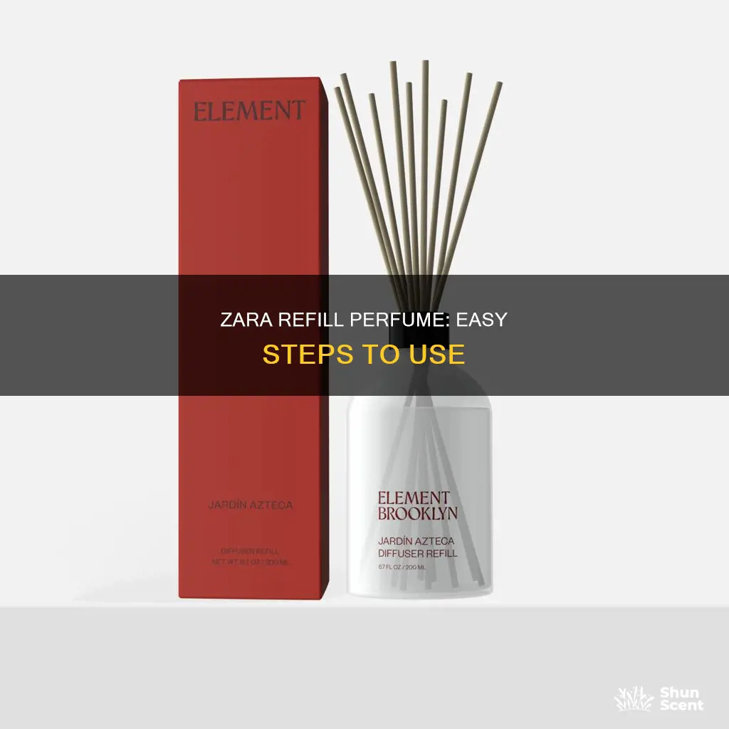 how to use zara refill perfume