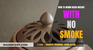 Warm Resin Incense, Smoke-Free: Tips for Success