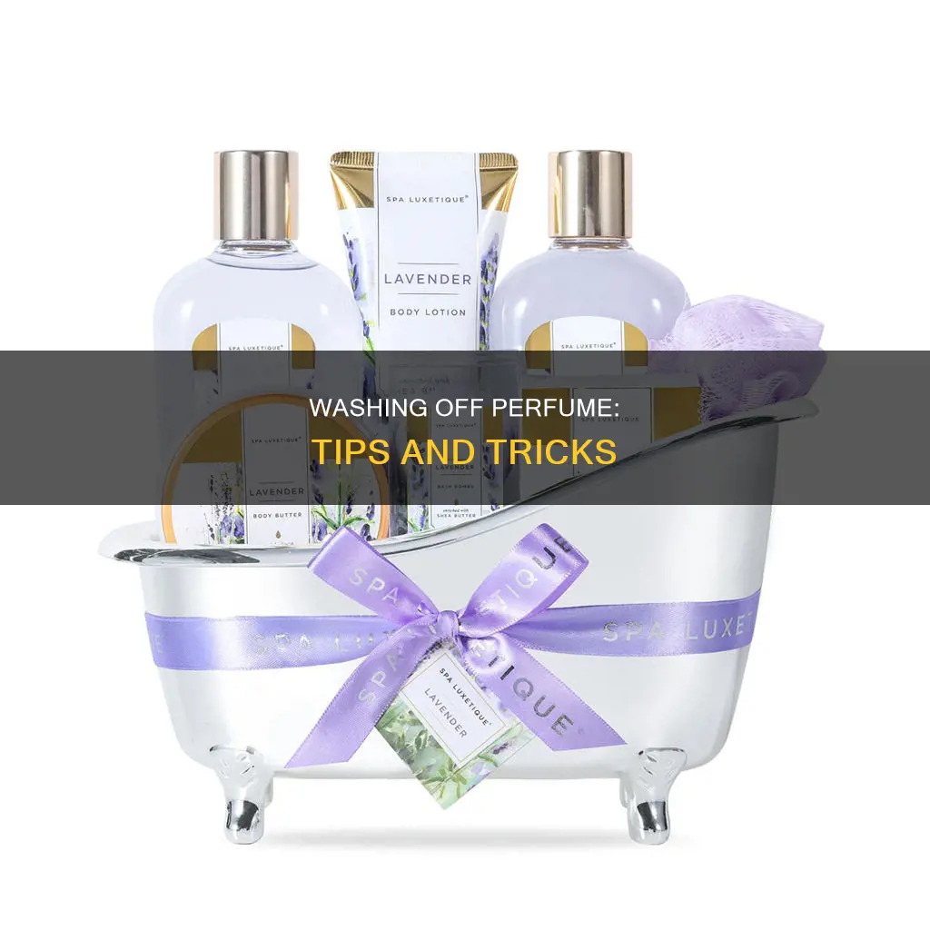 how to wash off perfume