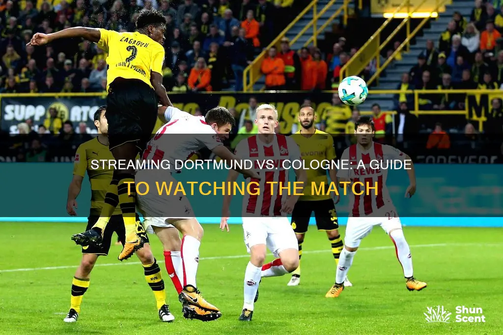 how to watch dortmund vs cologne