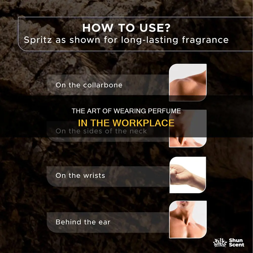 how to wear perfume at work