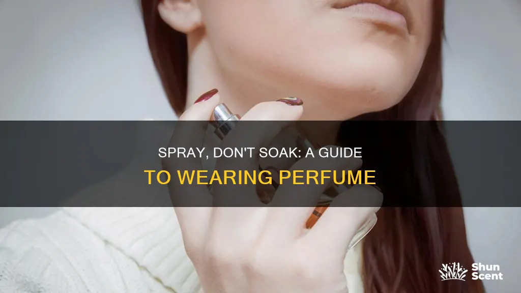 how to wear perfume female