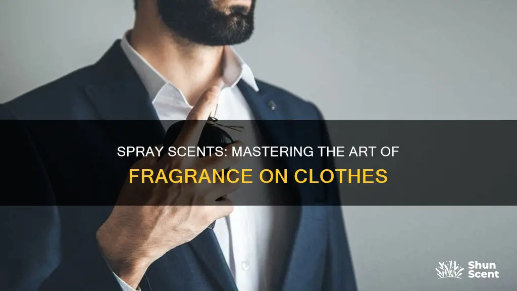 how to wear perfume on clothes