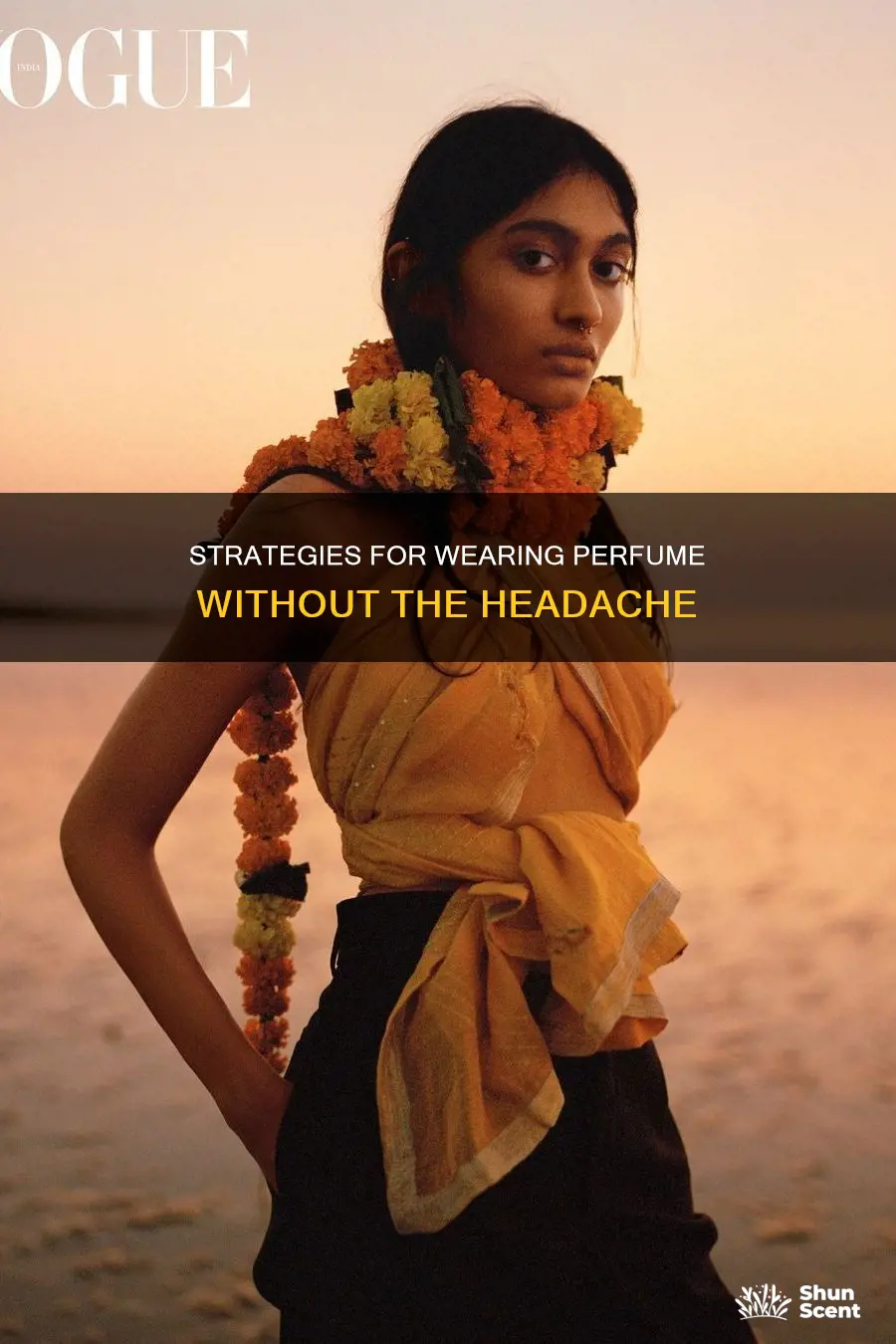 how to wear perfume when smell causes headacjes