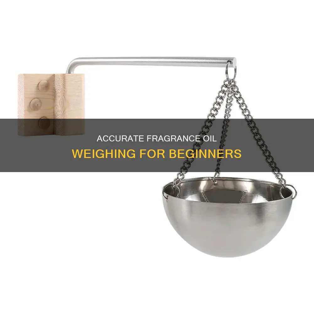 how to weigh fragrance oil