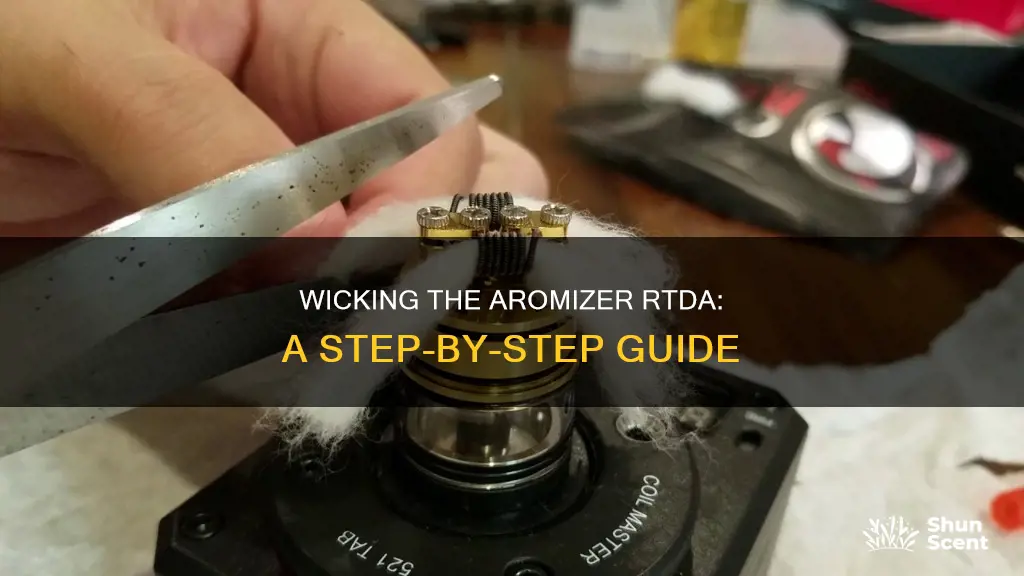 how to wick the aromizer rtda