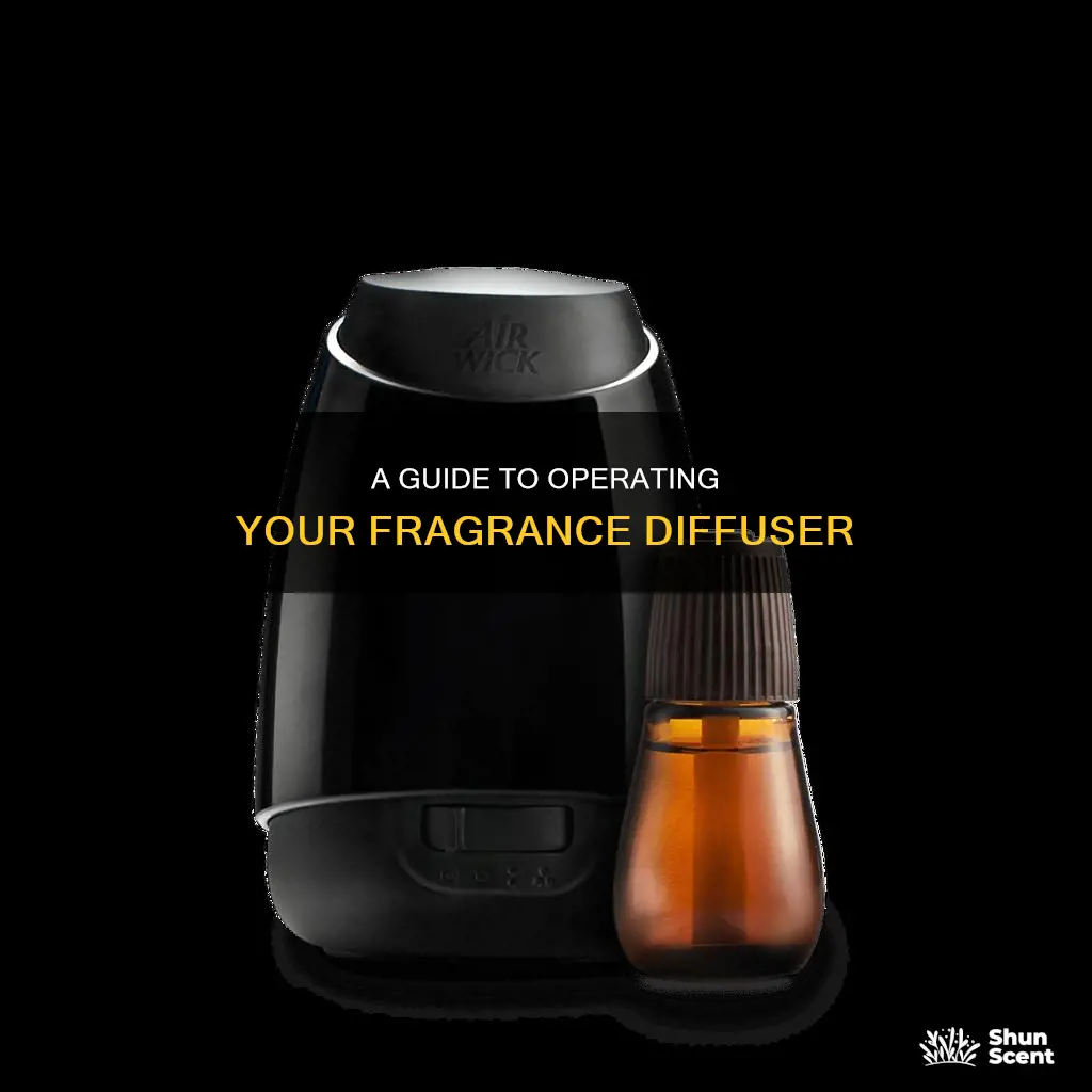 how to work a fragrance diffuser