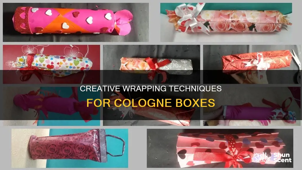 how to wrap a cologne box