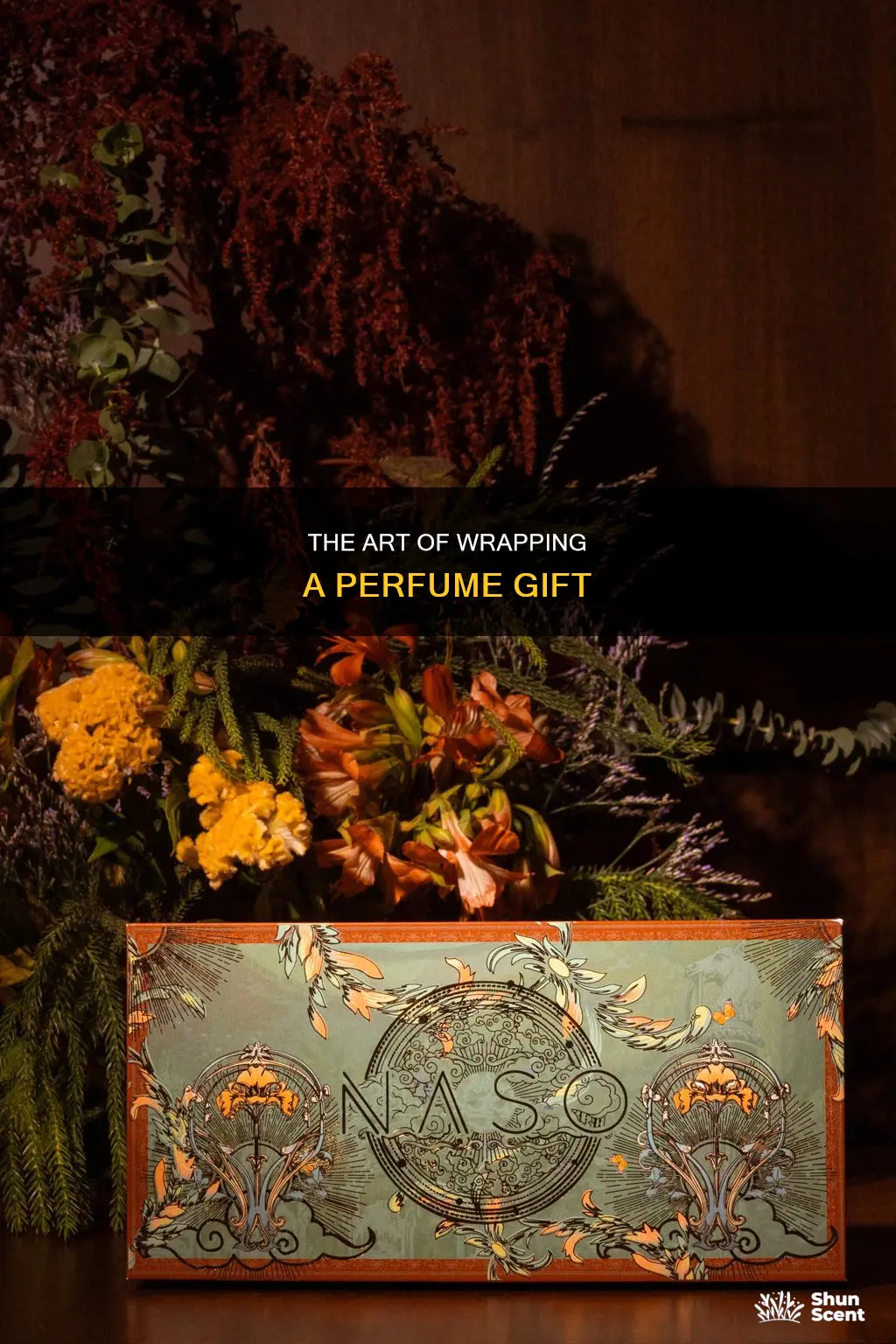 how to wrap a gift perfume