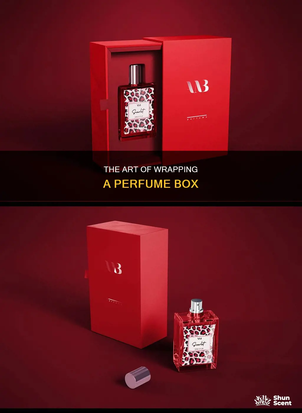 how to wrap a perfume box