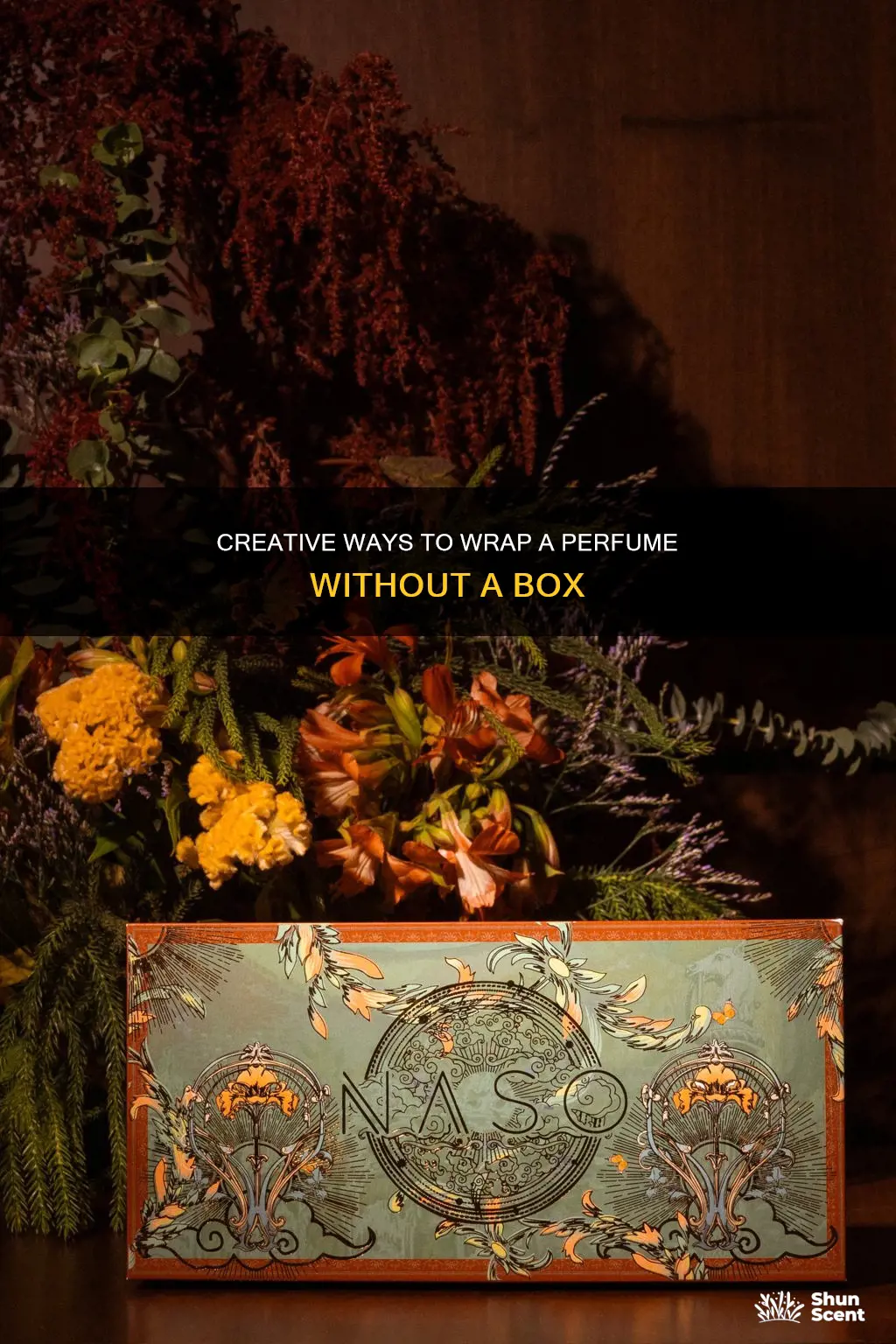 how to wrap a perfume without a box
