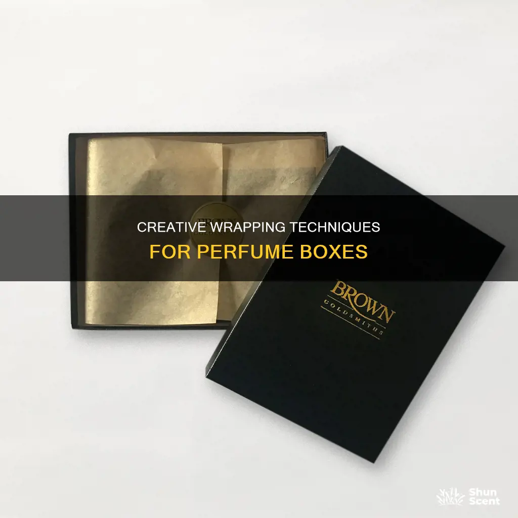 how to wrap perfume box