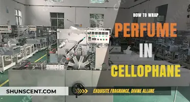 The Art of Wrapping Perfume with Cellophane
