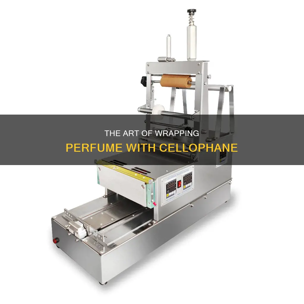 how to wrap perfume in cellophane
