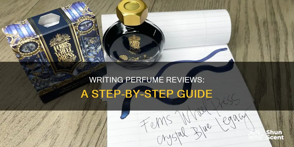 how to write a perfume review