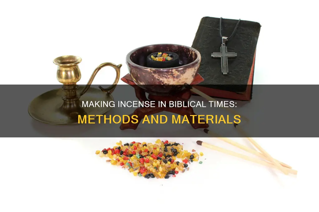 how was incense made in biblical times