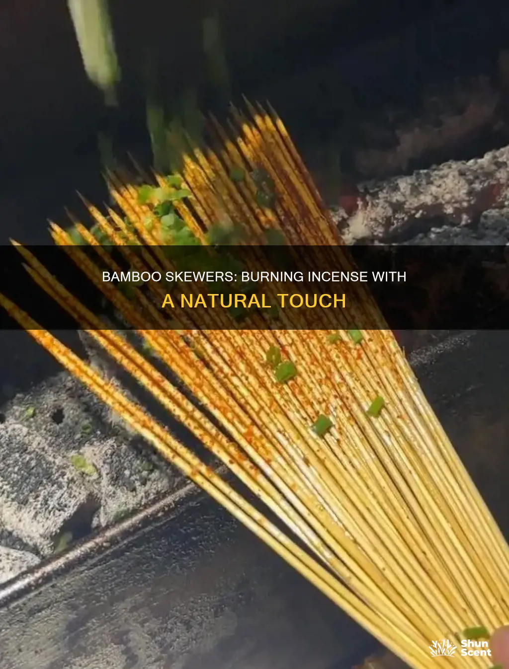 how well do bamboo skewers burn for incense