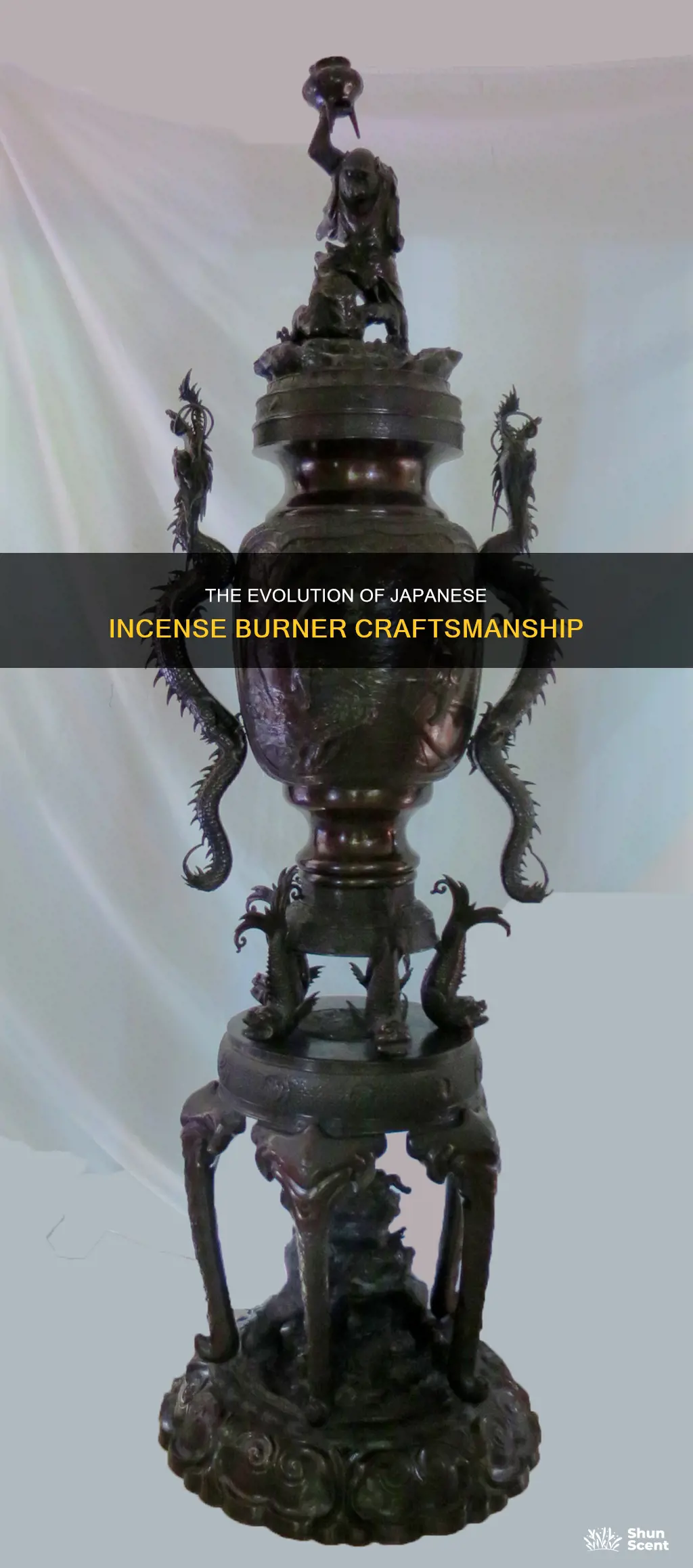 how were incense burners in japan made