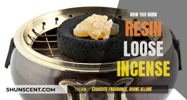 Burning Resin Loose Incense: A Beginner's Guide