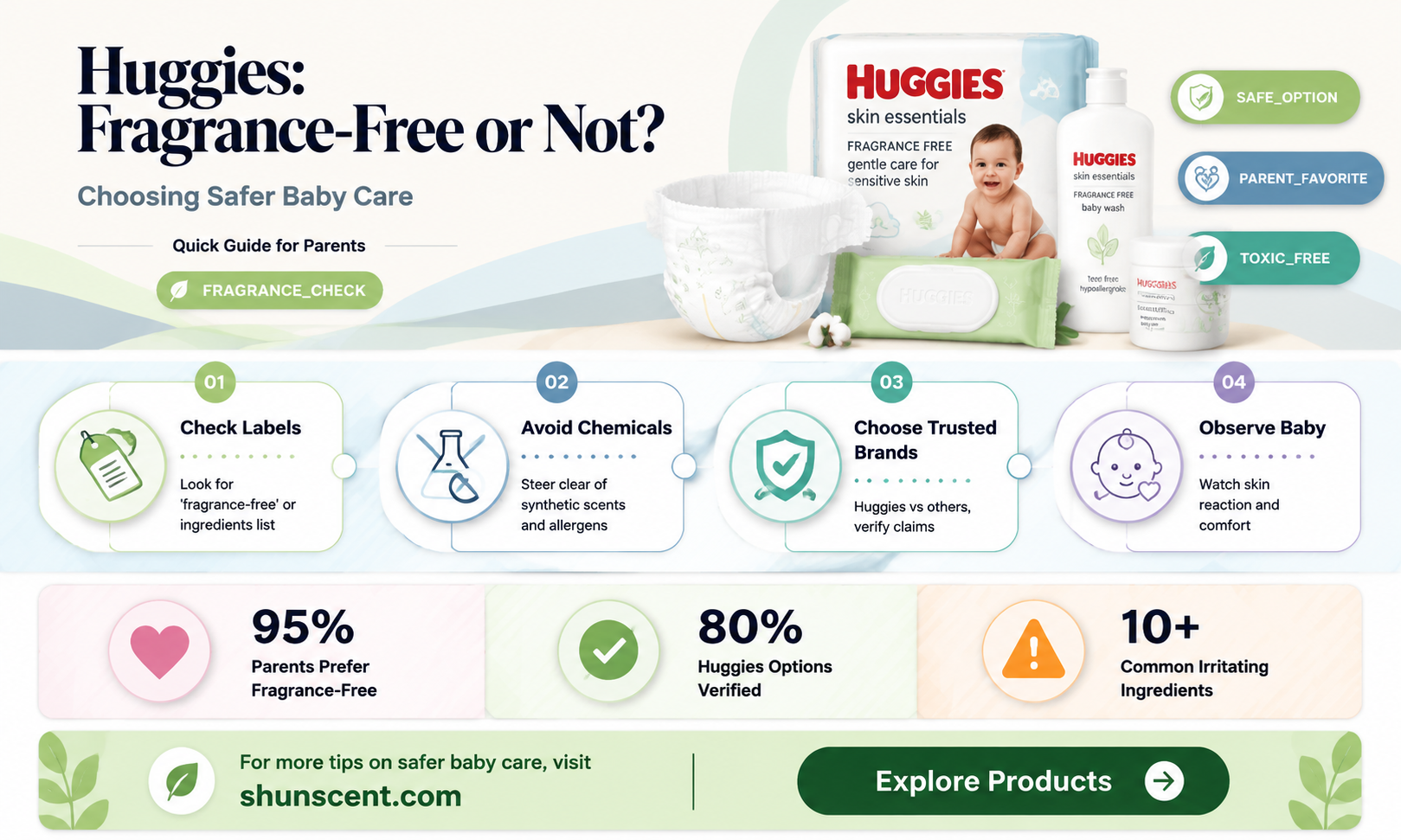 are huggies fragrance free