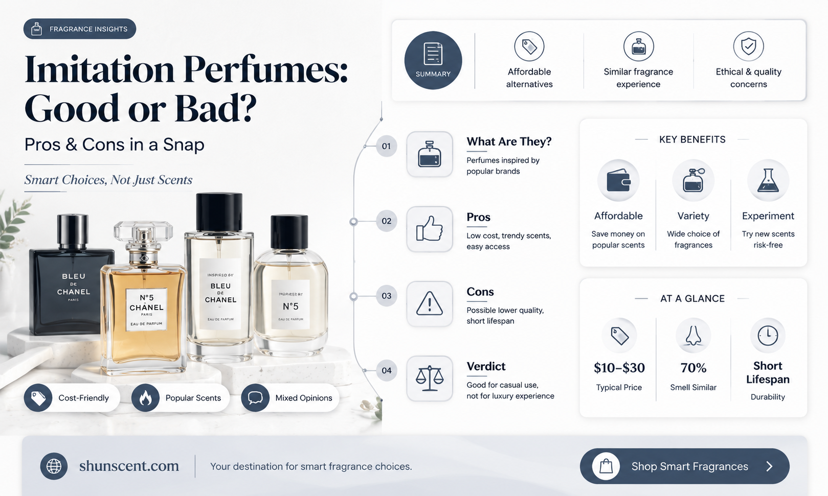 are imitation perfumes good