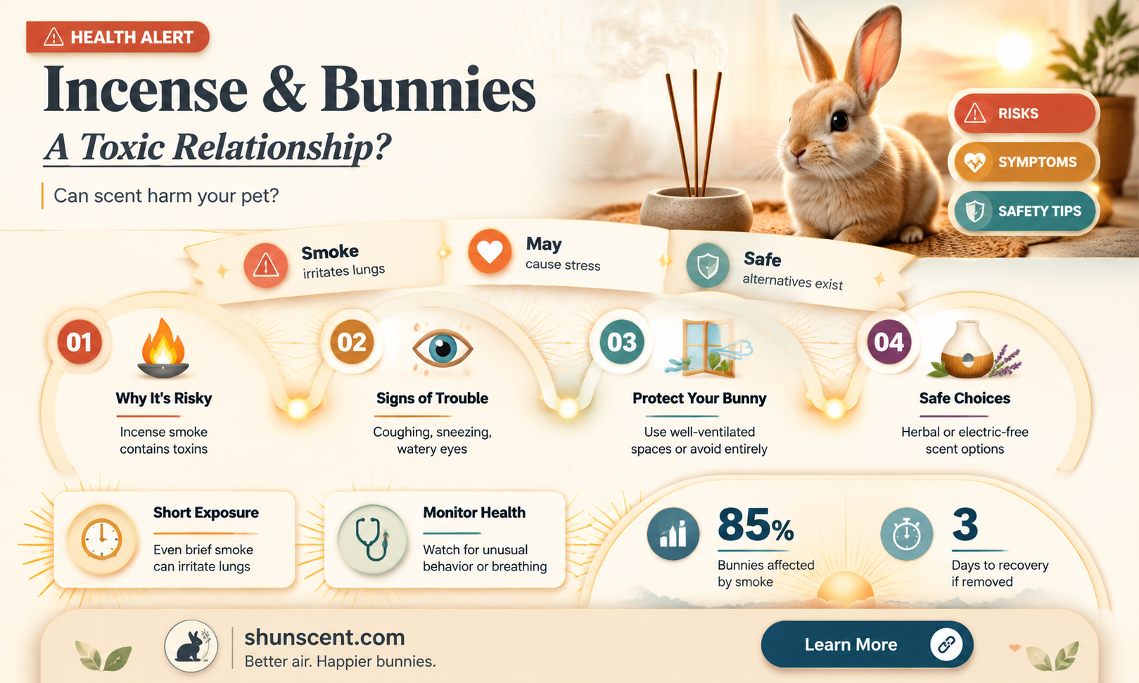 are incense bad for bunnies