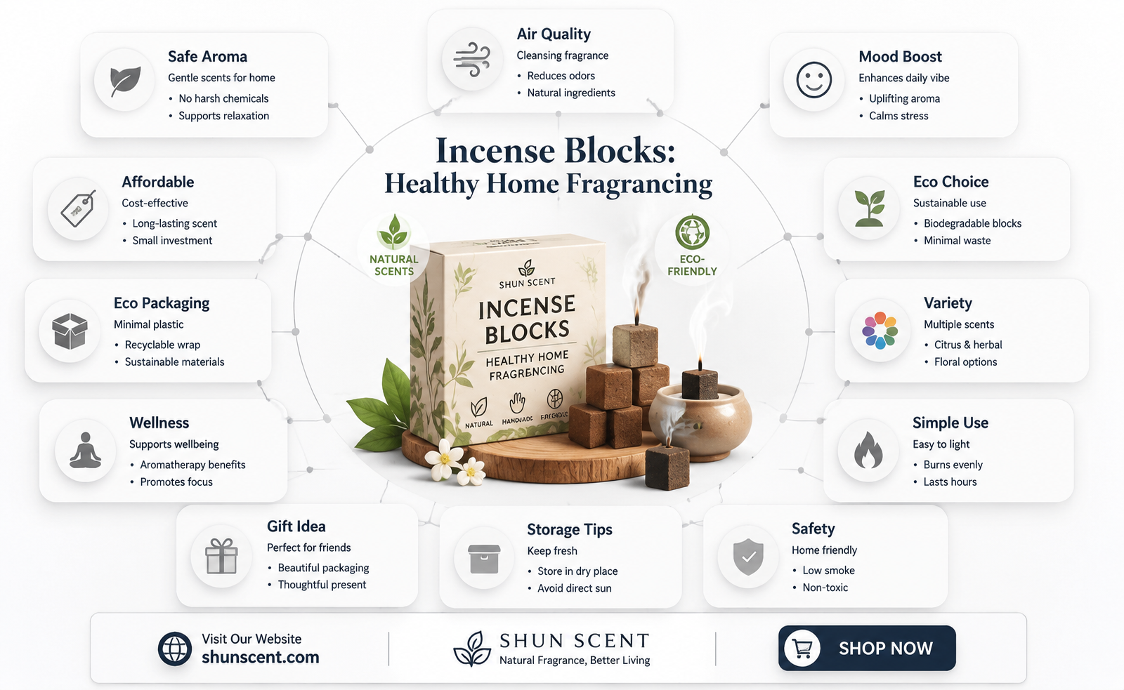 are compressed wood incense blocks healthy to use in home