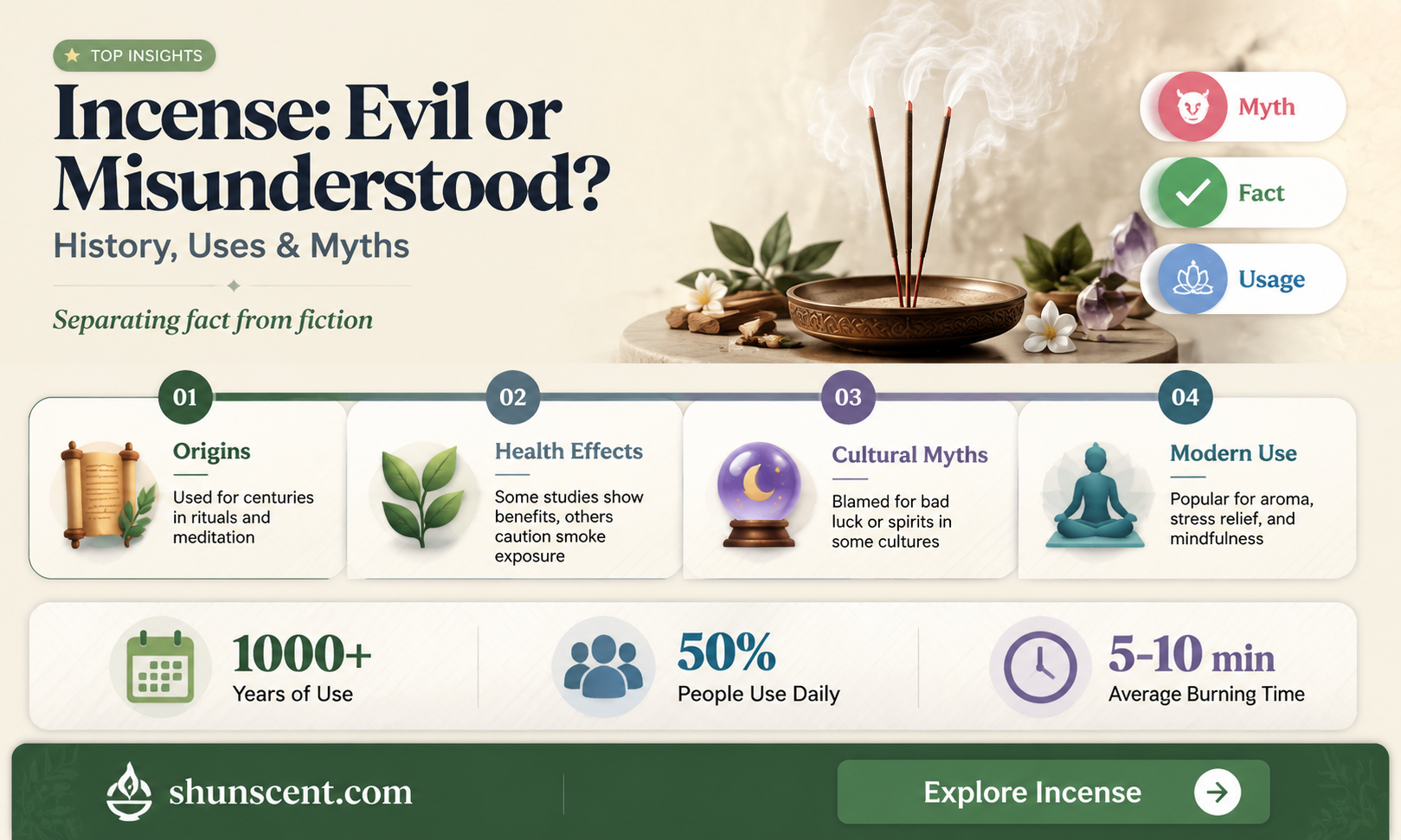 are incense evil
