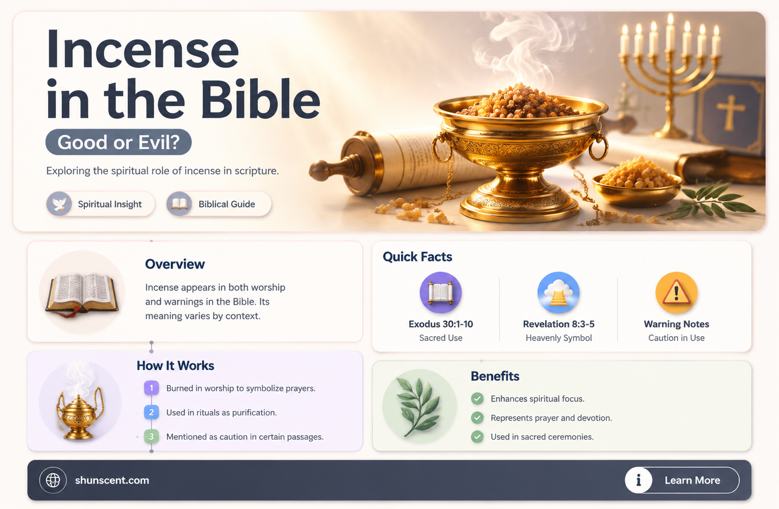 are incense bad bible