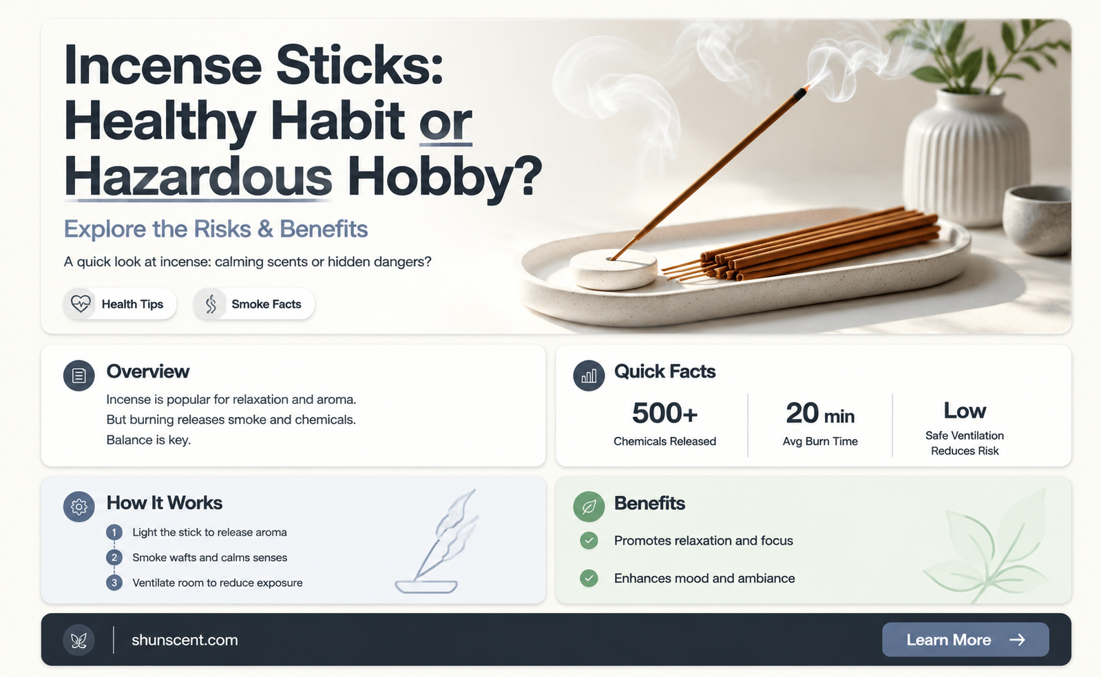 are incense sticks bad for you