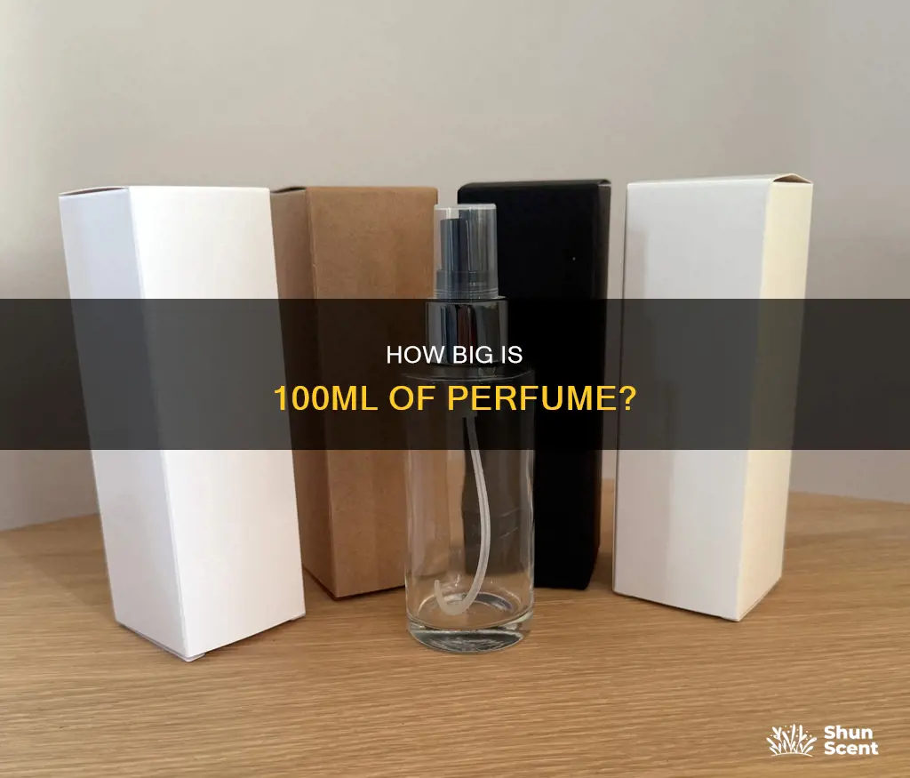 is 100 ml perfume big