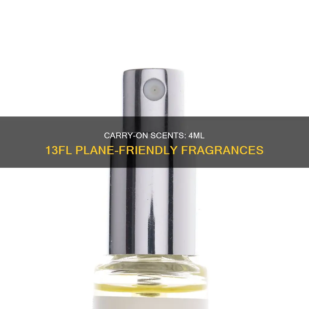 is 4 ml 13fl perfume take on a plane