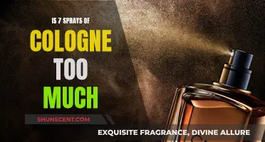 The Right Amount: 7 Sprays of Cologne – Excessive or Perfect?